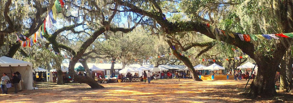 The vendor's area at the 2016 Florida Herbal Conference, Lake Wales. 